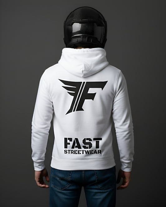Fast Streetwear Classic Hoodie - White