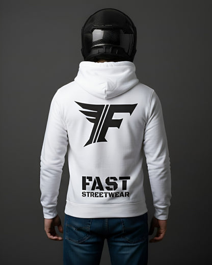 Fast Streetwear Classic Hoodie - White