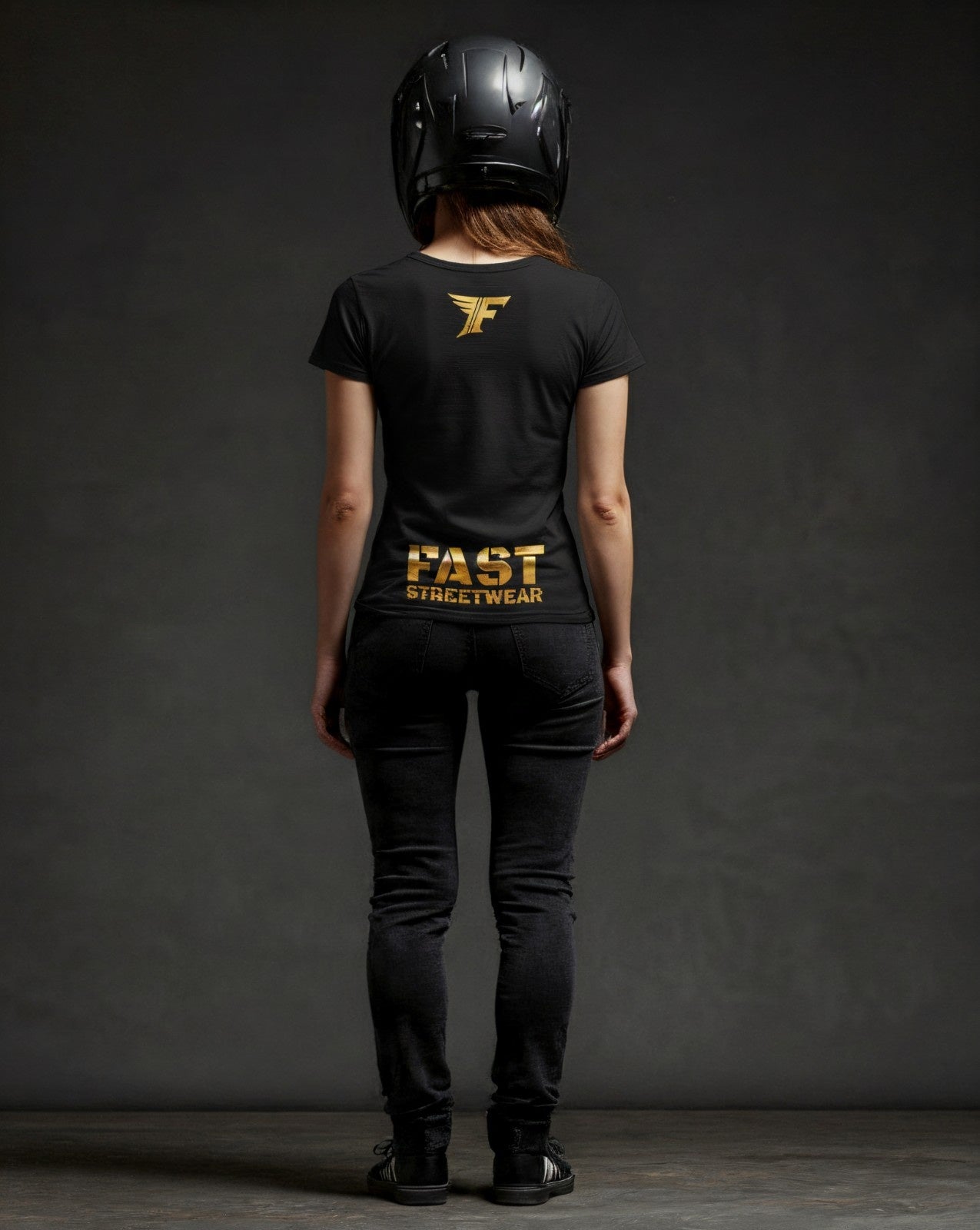Fast Streetwear Classic Ladies T-Shirt - Gold