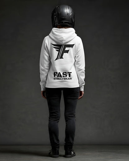 Fast Streetwear Classic Hoodie - White